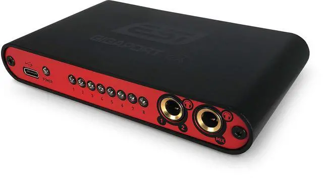 Main image of GIGAPORT eX DJ Audio Interface: USB Type-C Powered, 8 RCA Outputs, Dual Headphone Ports, 24bit/192kHz Quality, 7.1 Channel Support, Seamless Integration with Leading DJ Apps & DAWs