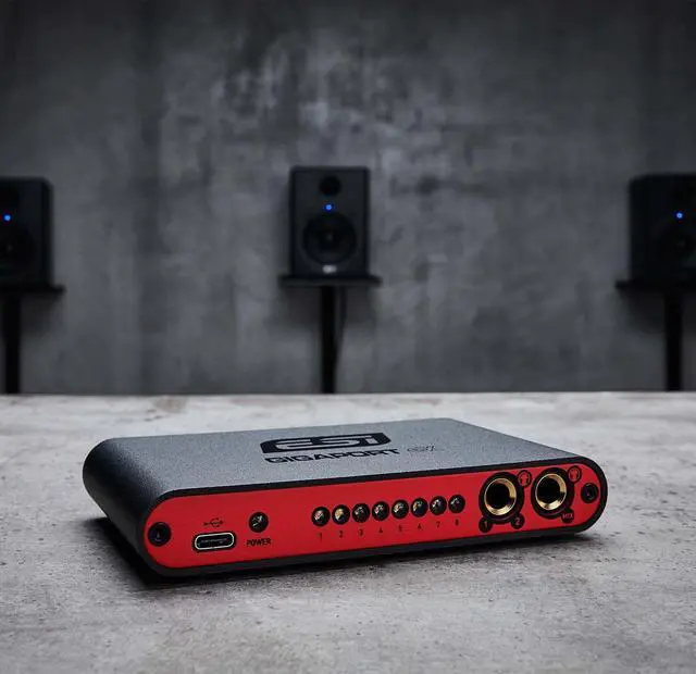 Alt view image 4 of 4 - GIGAPORT eX DJ Audio Interface: USB Type-C Powered, 8 RCA Outputs, Dual Headphone Ports, 24bit/192kHz Quality, 7.1 Channel Support, Seamless Integration with Leading DJ Apps & DAWs
