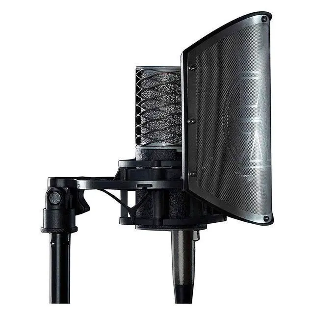 Alt view image 3 of 4 - Origin Black Bundle Production Kit Pairing a Rock'n'Roll Black Version of Aston's Legendary Origin Microphone with The Swiftshield Pop Filter and Shock Mount Set