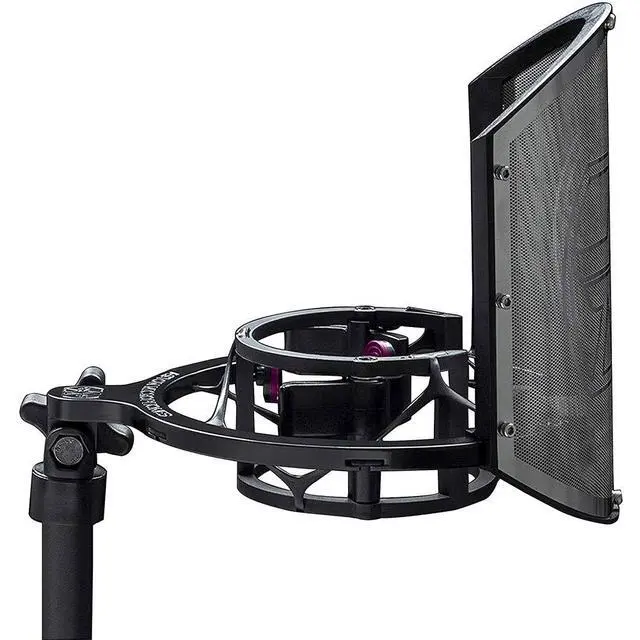 Alt view image 4 of 4 - Origin Black Bundle Production Kit Pairing a Rock'n'Roll Black Version of Aston's Legendary Origin Microphone with The Swiftshield Pop Filter and Shock Mount Set