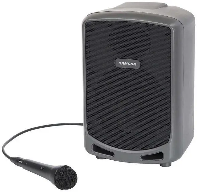 Main image of Expedition Express Plus 75W Rechargeable Bluetooth Pa Speaker | 75W Peak, Rechargeable Battery Up to 20 Hrs, 3-Channel Mixer, Includes Wired Handheld Mic