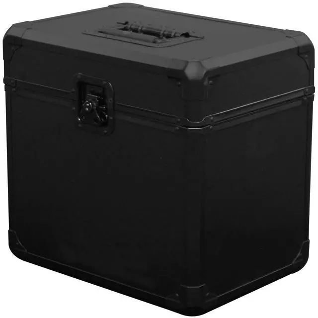 Main image of Black KROM Record/Utility Case for 70 12" Vinyl Records & LPs