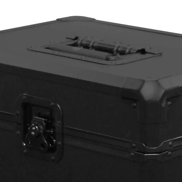 Alt view image 3 of 5 - Black KROM Record/Utility Case for 70 12" Vinyl Records & LPs