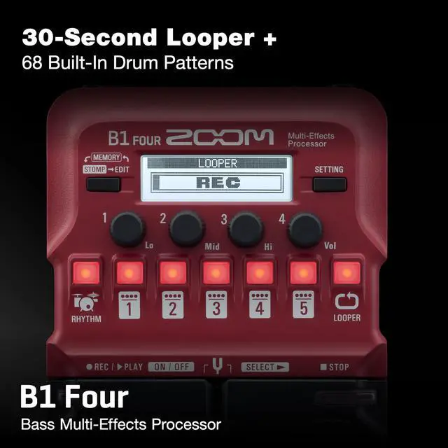 Alt view image 5 of 7 - B1 Four Bass Multi-Effects Processor with 70+ Effects & Amp Modeling