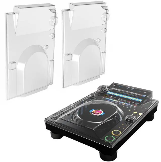 Main image of 2-Pack Polycarbonate Cover for Pioneer DJ CDJ-3000, Hard Shell DJ Equipment Protective PC Pets-Scratch Proof Shield Lid Cover Protector for Travel