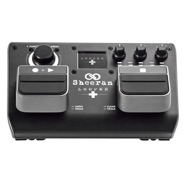 Alt view image 7 of 7 - + Dual Track Pedal for Guitar, Bass, Keyboard, Vocals and more, with 128 loops storage, 4 Looping Modes, LED Screen and Audio interface