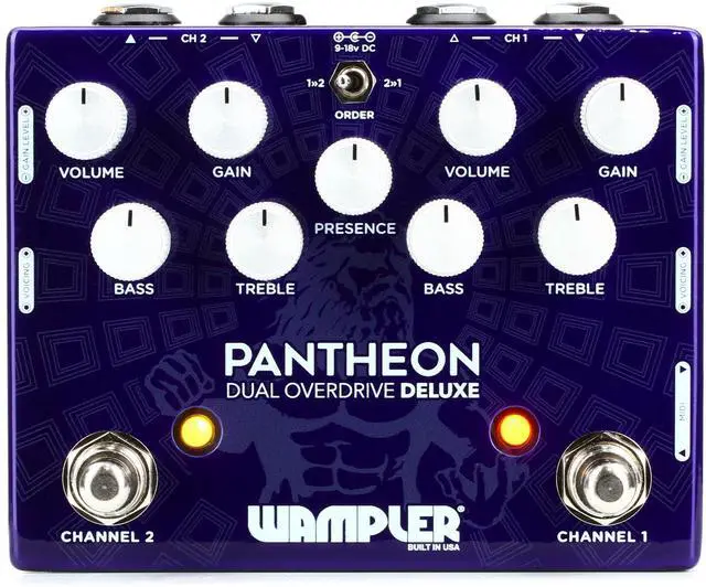 Main image of Pantheon Deluxe Dual Overdrive Pedal with MIDI