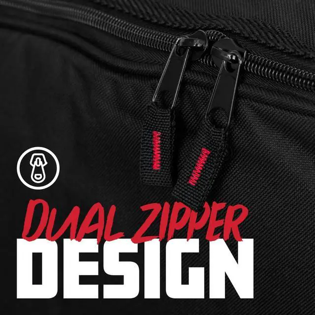 Alt view image 4 of 7 - Cases Heavy-Duty Padded Speaker Tote Bag, 12" Speakers (GPA-TOTE12) | Protect and carry a 12 in. speaker with water-resistant fabric, full padding, and reinforced wraparound handles