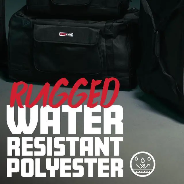 Alt view image 7 of 7 - Cases Heavy-Duty Padded Speaker Tote Bag, 12" Speakers (GPA-TOTE12) | Protect and carry a 12 in. speaker with water-resistant fabric, full padding, and reinforced wraparound handles