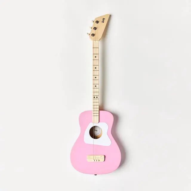 Alt view image 2 of 7 - Pro Acoustic kids Guitar 3-strings Ages 6+ Learning App and Lessons Included