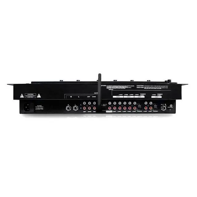 Alt view image 2 of 7 - 6 Channel Mixer, Bluetooth DJ Controller, Stereo Mixer, Professional Sound System, LED Illumination, Mixer Digital Audio, Digital Mixing System, Speed Control, 5U Rack Mount System (PYD1964B)