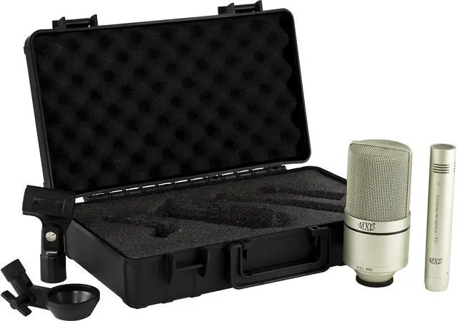 Alt view image 5 of 6 - 990/991 Large and Small Diaphragm Condenser Microphone Bundle Project/Home Studio Recording | XLR | Cardiod (Champagne)