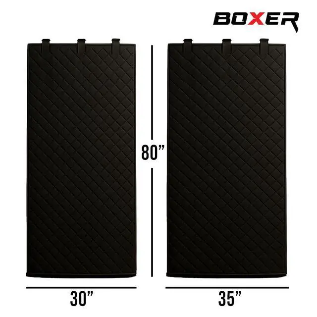Alt view image 4 of 7 - Tools Door Sound Dampening Blanket Universal 80" x 35" - Easy Hanging - Diamond Stitching, Double Sided, Acoustic Treatment Blanket, Insulated, Sound Reducing