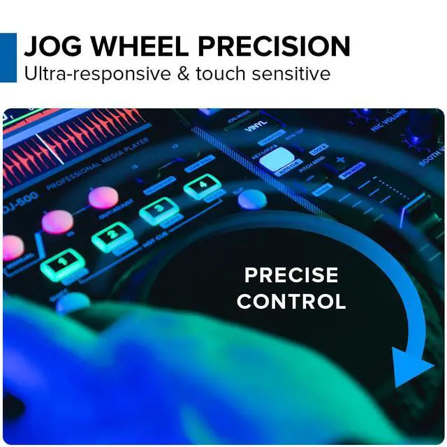 Alt view image 2 of 6 - Standalone DJ Media Player, USB & MIDI (MDJ-500) | Standalone USB media player or MIDI - 4 hot cues, auto loops - full-color display - V-Case software