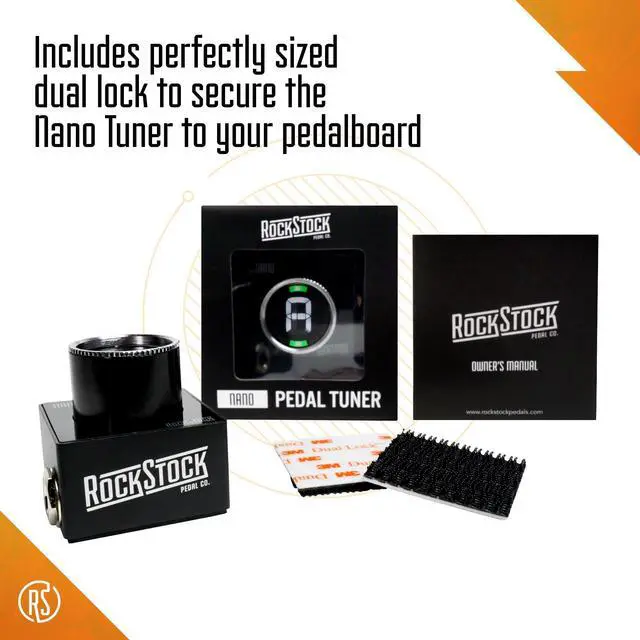 Alt view image 2 of 7 - Nano Electric Guitar Tuner Pedal - Smallest Tuner Foot Pedal In The World | Compact Chromatic Tuner Food Pedal Fits on Any Pedalboard for Acoustic, Electric, Bass Guitar, Mandolin & Other Instruments