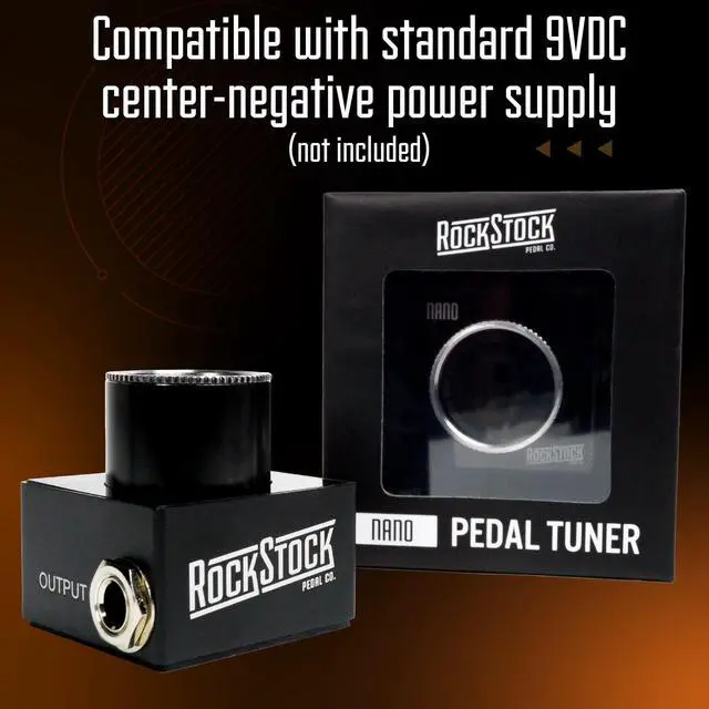 Alt view image 7 of 7 - Nano Electric Guitar Tuner Pedal - Smallest Tuner Foot Pedal In The World | Compact Chromatic Tuner Food Pedal Fits on Any Pedalboard for Acoustic, Electric, Bass Guitar, Mandolin & Other Instruments