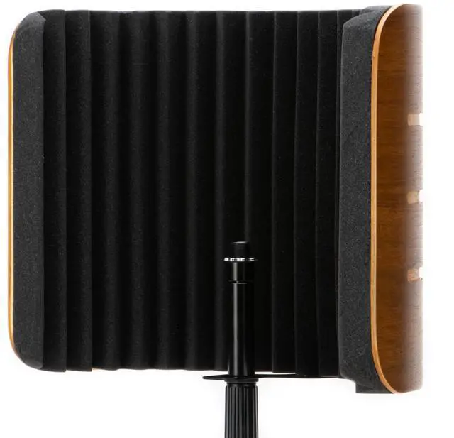 Main image of AS50 Acousti-Shield Stand Mounted Enclosure in walnut finish