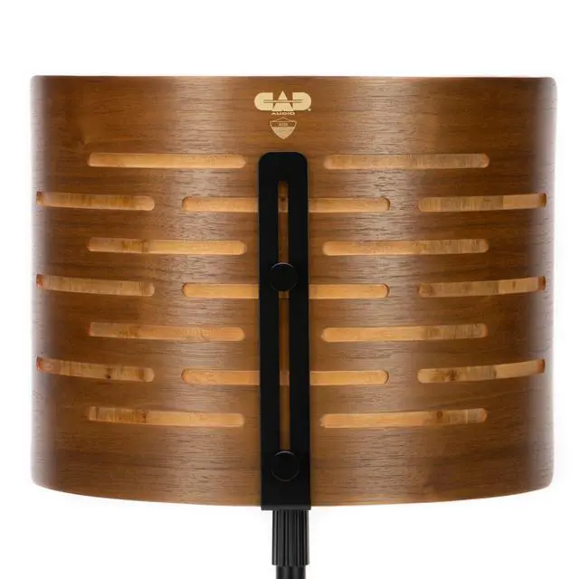 Alt view image 3 of 7 - AS50 Acousti-Shield Stand Mounted Enclosure in walnut finish