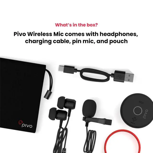 Alt view image 7 of 7 - Wireless Mic Lavalier Lapel Clip-on Bluetooth Professional Ultra-Functional and Compact Microphone for iPhone and Android