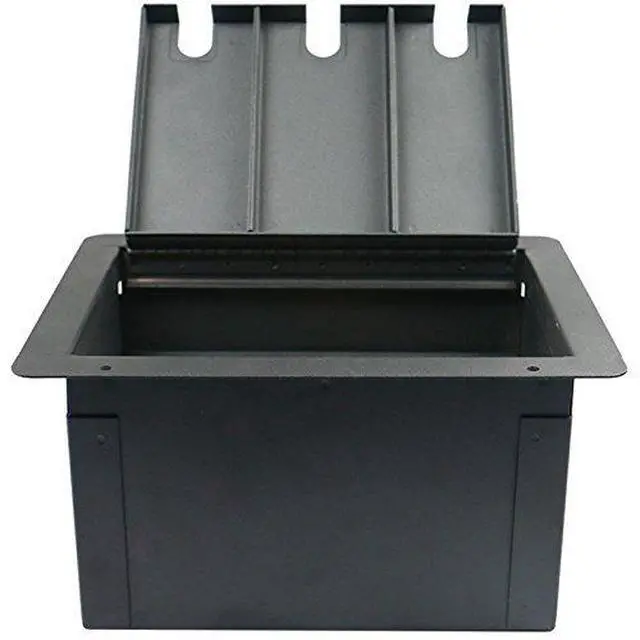Alt view image 3 of 4 - Pro Audio Stage Recessed Floor Box with 110v Electric and XLR Connections (10 XLR, Pre Wired)