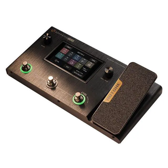 Alt view image 3 of 7 - Ampero One MP-80 Guitar Bass Amp Modeling IR Cabinets Simulation Multi Language Multi-Effects with Expression Pedal Stereo OTG USB Audio Interface