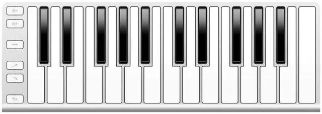 Main image of Xkey 25 USB MIDI Keyboard - Apple-Style Ultra-Thin Aluminum Frame, 25 Full-Size Velocity-Sensitive Keys, Polyphonic Aftertouch, Ultra-Low Latency, Simply Plug & Play on iPad, iPhone, Mac, PC