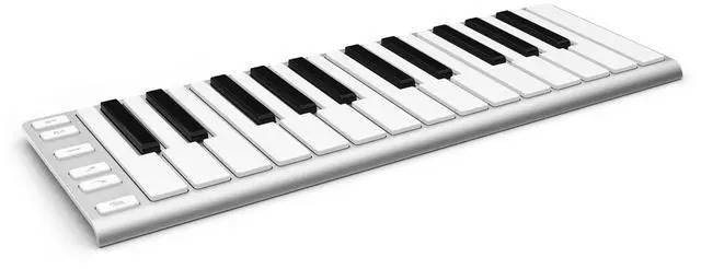 Alt view image 2 of 7 - Xkey 25 USB MIDI Keyboard - Apple-Style Ultra-Thin Aluminum Frame, 25 Full-Size Velocity-Sensitive Keys, Polyphonic Aftertouch, Ultra-Low Latency, Simply Plug & Play on iPad, iPhone, Mac, PC