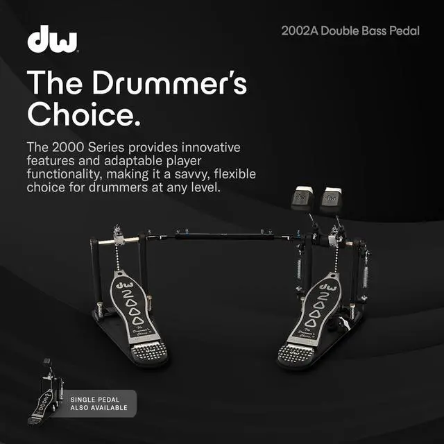 Alt view image 2 of 6 - DW 2000 Series Double Bass Pedal