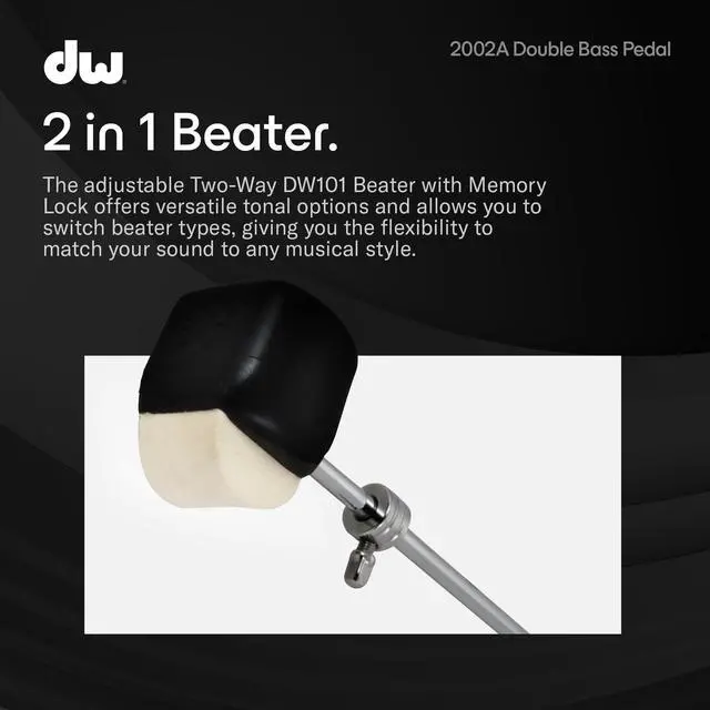 Alt view image 4 of 6 - DW 2000 Series Double Bass Pedal