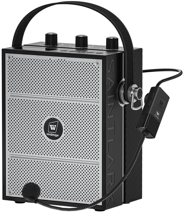 Main image of Voice Amplifier, 50W Bluetooth PA Speaker S98 with Wireless Headset Mic | Portable PA System for Teachers, Trainers, Meetings & Events, Rechargeable with Shoulder Strap, USB, TF & AUX