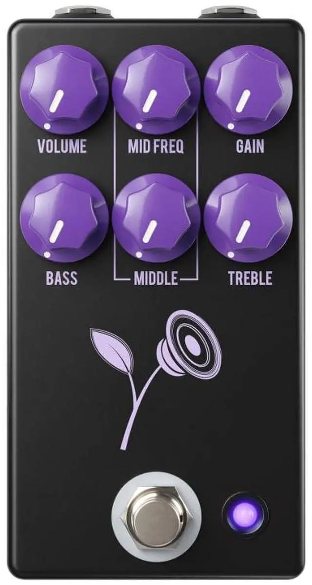 Main image of Violet Distortion Pedal, Black