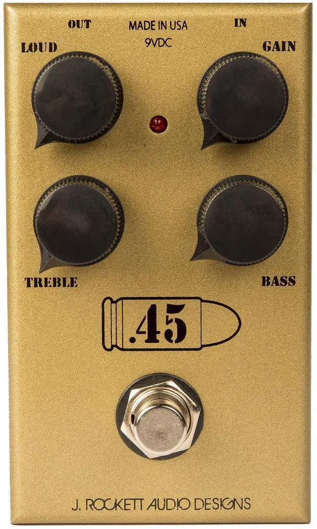 Main image of 45 Caliber Overdrive Gold Guitar Effects Pedal