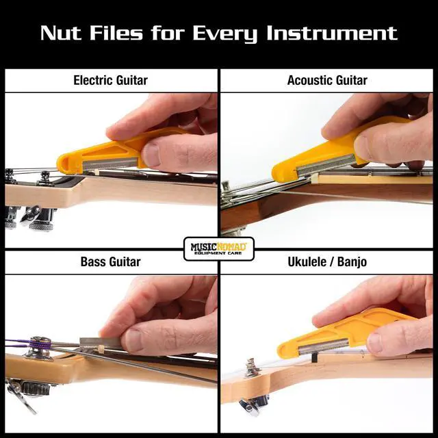 Alt view image 2 of 6 - Diamond Coated Nut File Complete Shop Set - 16 pc. w/Storage Case + Cleaning Brush