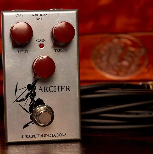 Alt view image 4 of 6 - Tour Series Archer Overdrive and Boost Guitar Effects Pedal