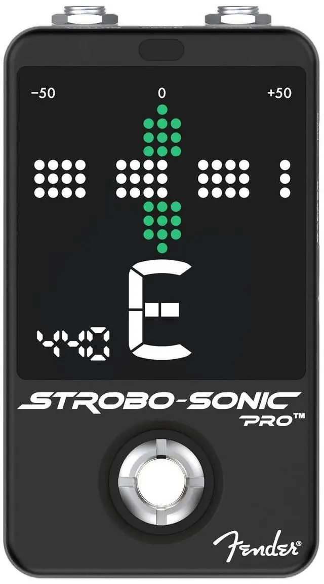 Main image of Strobo-Sonic Pro Strobe Guitar Tuner Pedal, Ultra Precise 0.01 Cent Accuracy, Dual Display Modes, Large LED Screen, Pedalboard Friendly