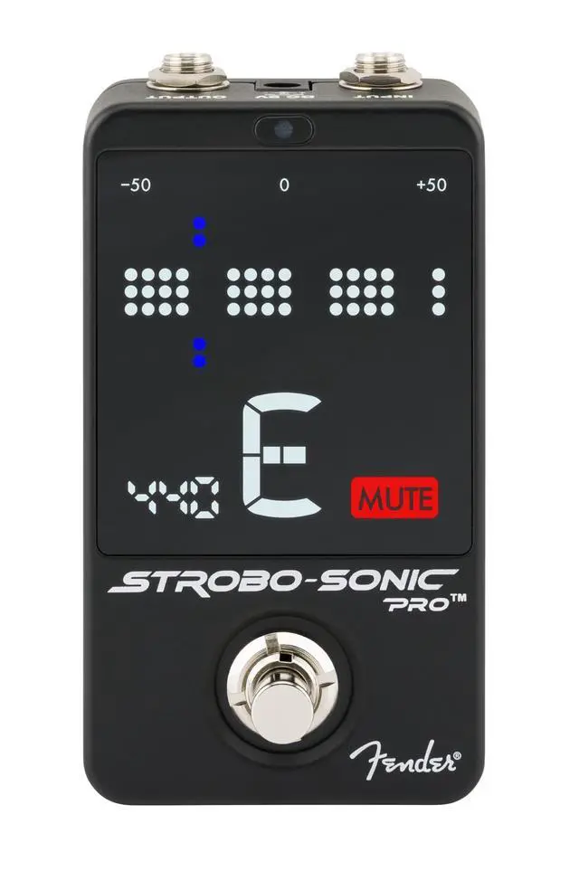 Alt view image 6 of 7 - Strobo-Sonic Pro Strobe Guitar Tuner Pedal, Ultra Precise 0.01 Cent Accuracy, Dual Display Modes, Large LED Screen, Pedalboard Friendly
