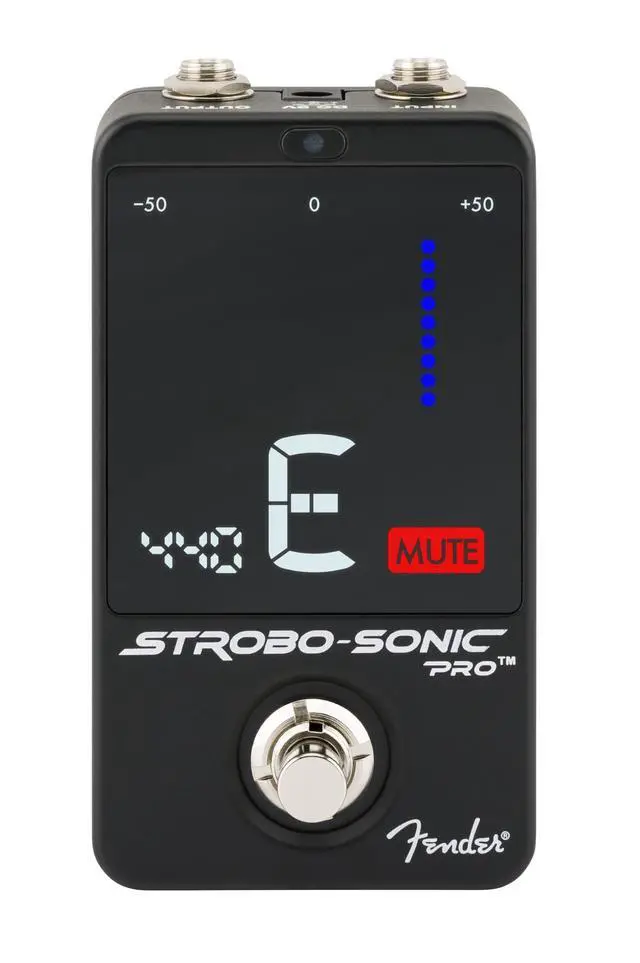 Alt view image 7 of 7 - Strobo-Sonic Pro Strobe Guitar Tuner Pedal, Ultra Precise 0.01 Cent Accuracy, Dual Display Modes, Large LED Screen, Pedalboard Friendly