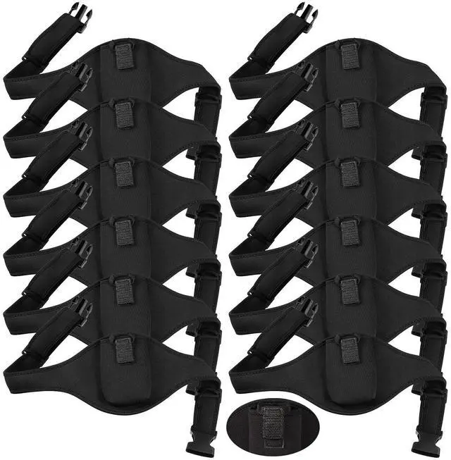 Main image of 12 Pack Mic Belt Wireless for Theatre Neoprene Microphone Holder with Anti Dropping Strap Sweat Absorbent Belt Waistband Bag for Fitness Instructor Vertical Speaker