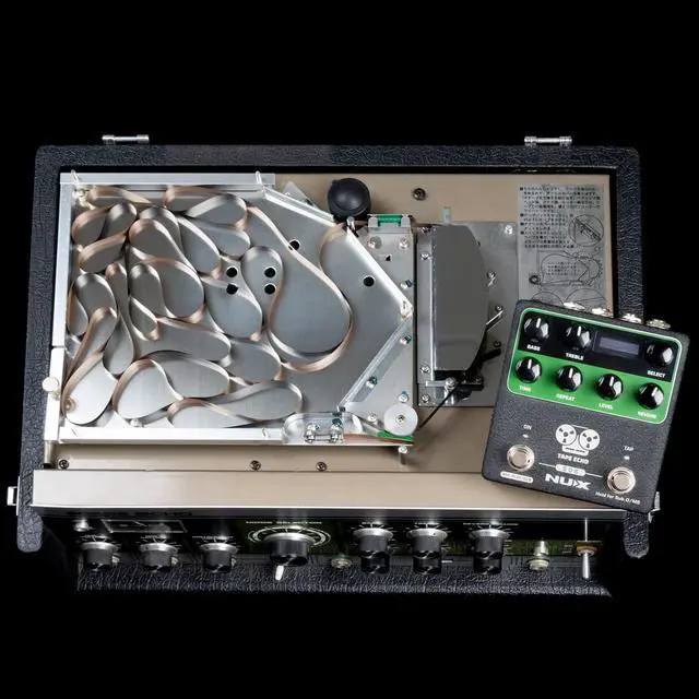 Alt view image 6 of 6 - NDD-7 TAPE ECHO Delay Effects Pedal,Up to 1600ms Stereo Delay Time,7 Repro-Tape Heads Combinations and Reverb, Authentic Tape Echo Emulation, 40-Second Stereo Phrase Looper
