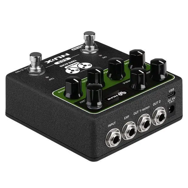 Alt view image 5 of 6 - NDD-7 TAPE ECHO Delay Effects Pedal,Up to 1600ms Stereo Delay Time,7 Repro-Tape Heads Combinations and Reverb, Authentic Tape Echo Emulation, 40-Second Stereo Phrase Looper