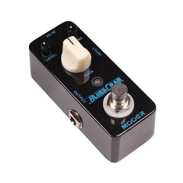 Alt view image 2 of 3 - Blues Crab Driver Guitar Effects Pedal Classic blues Overdrive Sound Characteristic with Pedalboard Accessories