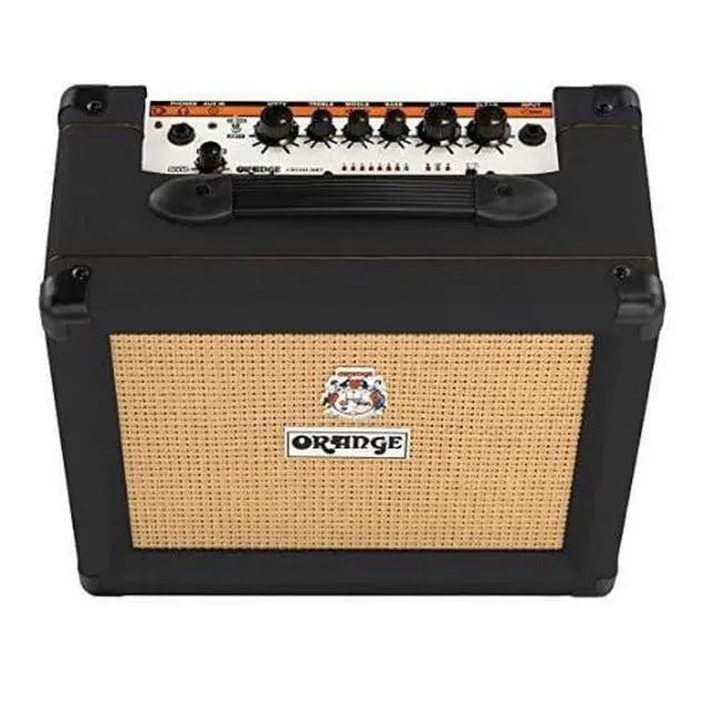 Alt view image 3 of 6 - Crush 20RT 20W 8" 2-Channel Guitar Amplifier and Speaker Combo, Black | 20W 2-Channel Combo, 1x8 Voice of the World Speaker, Built-in Reverb and Chromatic Tuner, Cabsim Headphone and Line Out