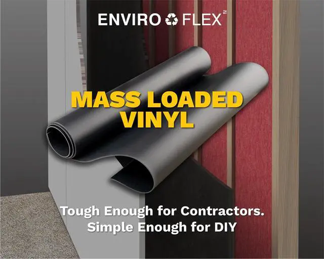 Alt view image 7 of 7 - 1 LB Mass Loaded Vinyl 4x10 (40 SF) MLV Soundproofing Barrier for Walls, Ceilings, Vehicles 26 STC Rating Flexible Noise Blocker Roll Easy to Cut & Install - Multiple Options