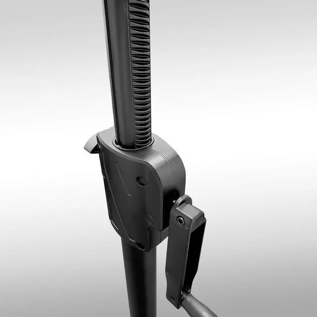 Alt view image 4 of 7 - AxcessAbles Heavy-Duty DJ Stands with Carry Bag | 175LB Load Capacity | Crank Up Light & Speaker Stands | Stage Lighting Tripods (2 Pack)