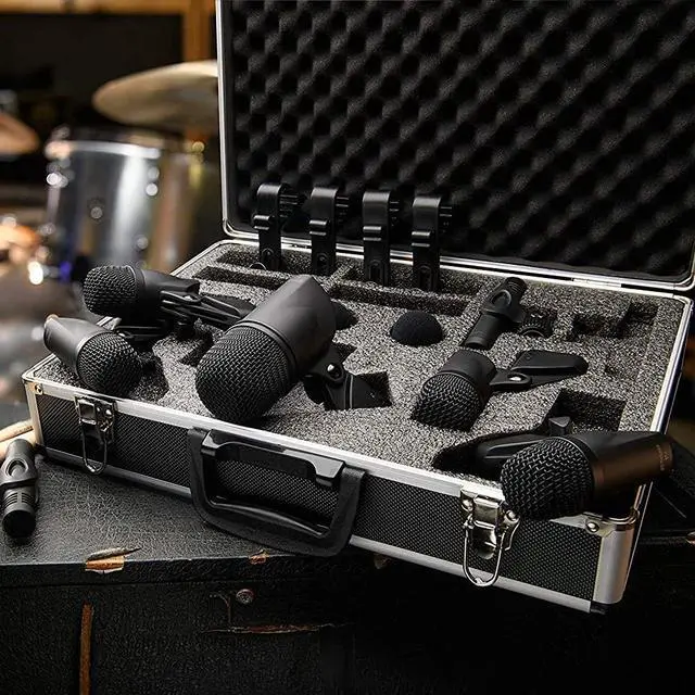 Alt view image 6 of 7 - DM-7: Complete Drum Microphone Set for Recording and Live Sound
