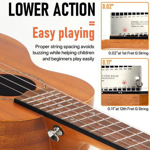 Alt view image 5 of 7 - Professional Ukulele for Adult Beginner, Free Online Lesson 26 inch Tenor Mahogany Ukelele with Ukele Bundle Starter Kit Gig Bag Case, Strap, Tuner, Nylon Strings, Book, Uke Gift Choice