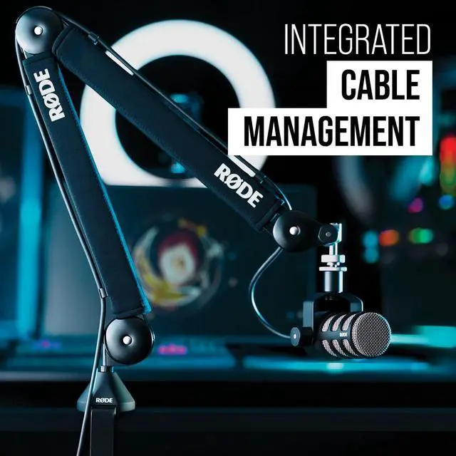 Alt view image 7 of 7 - Podcaster USB Mic and PSA1+ Studio Arm with Cable Management, Black