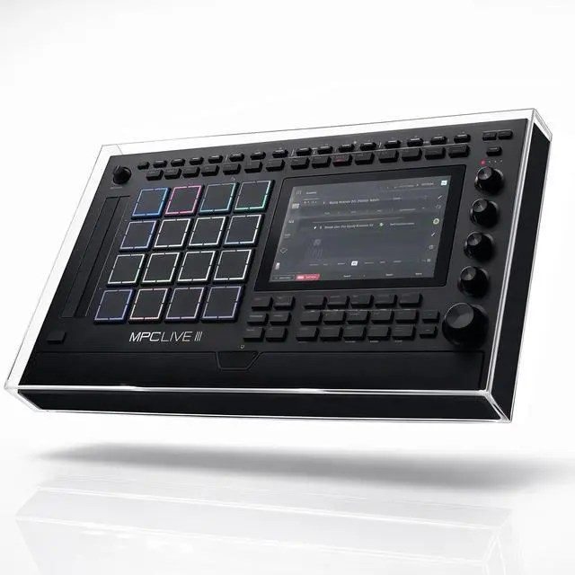 Alt view image 2 of 6 - Custom Workstation Bag Case Cover Compatible with MPC Live III (Acrylic Cover)