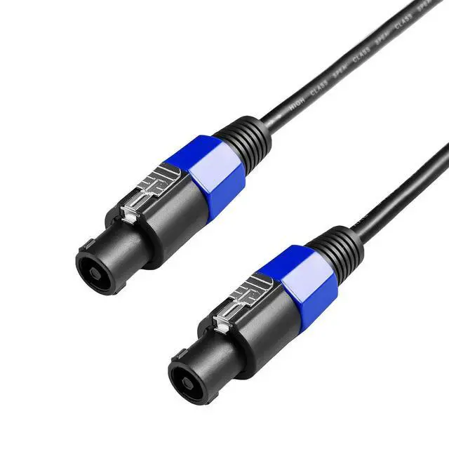 Alt view image 2 of 7 - 4X 25 Feet Professional Speakon to Speakon Cables Wire, 12 Gauge AWG 2-Conductor Audio Amplifier Speaker Cord, 4 Pack