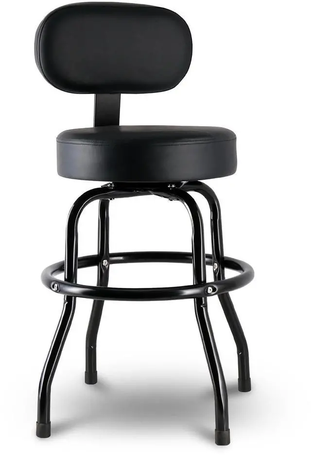 Main image of Guitar Stool with Backrest, Guitar Chair with Back Support & Footrest, Guitar Stool for Adults, Fits Acoustic, Electric & Bass Guitar Players
